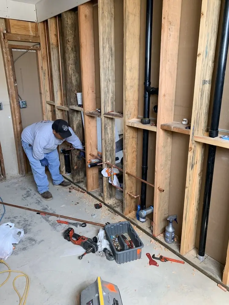 Commercial rough-in plumbing for Water Heater Replacement in New Gloucester